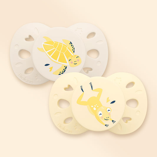 Lot de 2 sucettes anatomiques animaux