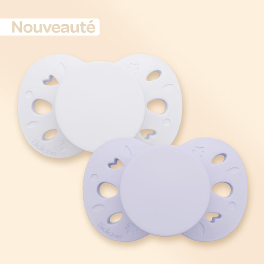 Lot de 2 sucettes anatomiques