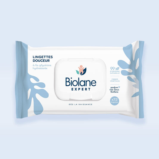 Biolane Expert Lingettes douceur x72 - Biolane Expert