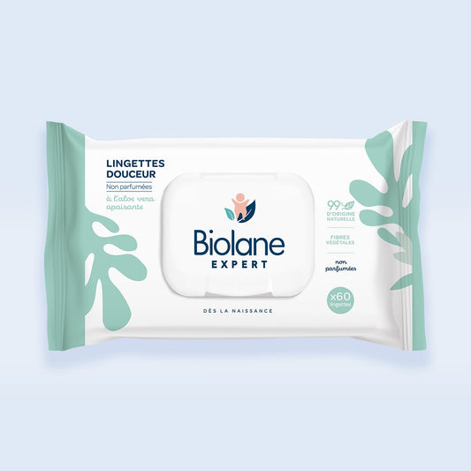 Biolane Expert Lingettes douceur non parfumées - Biolane Expert