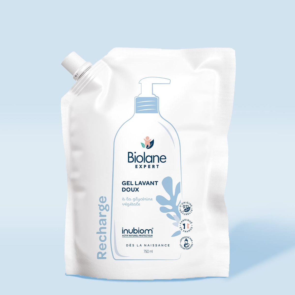 Biolane Bain et toilette Éco-recharge Gel lavant doux 750 ml - Biolane Expert
