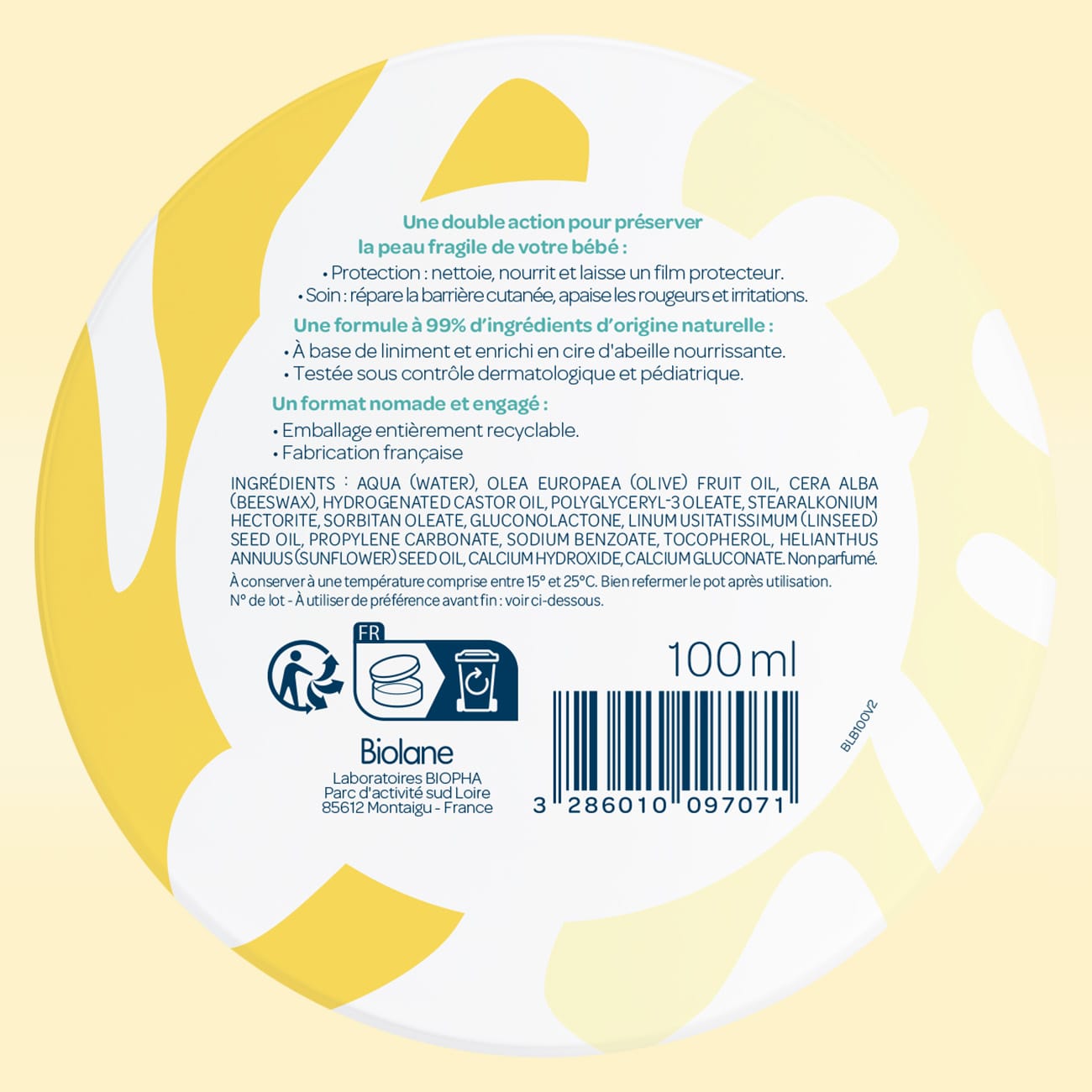 Baume de change au liniment