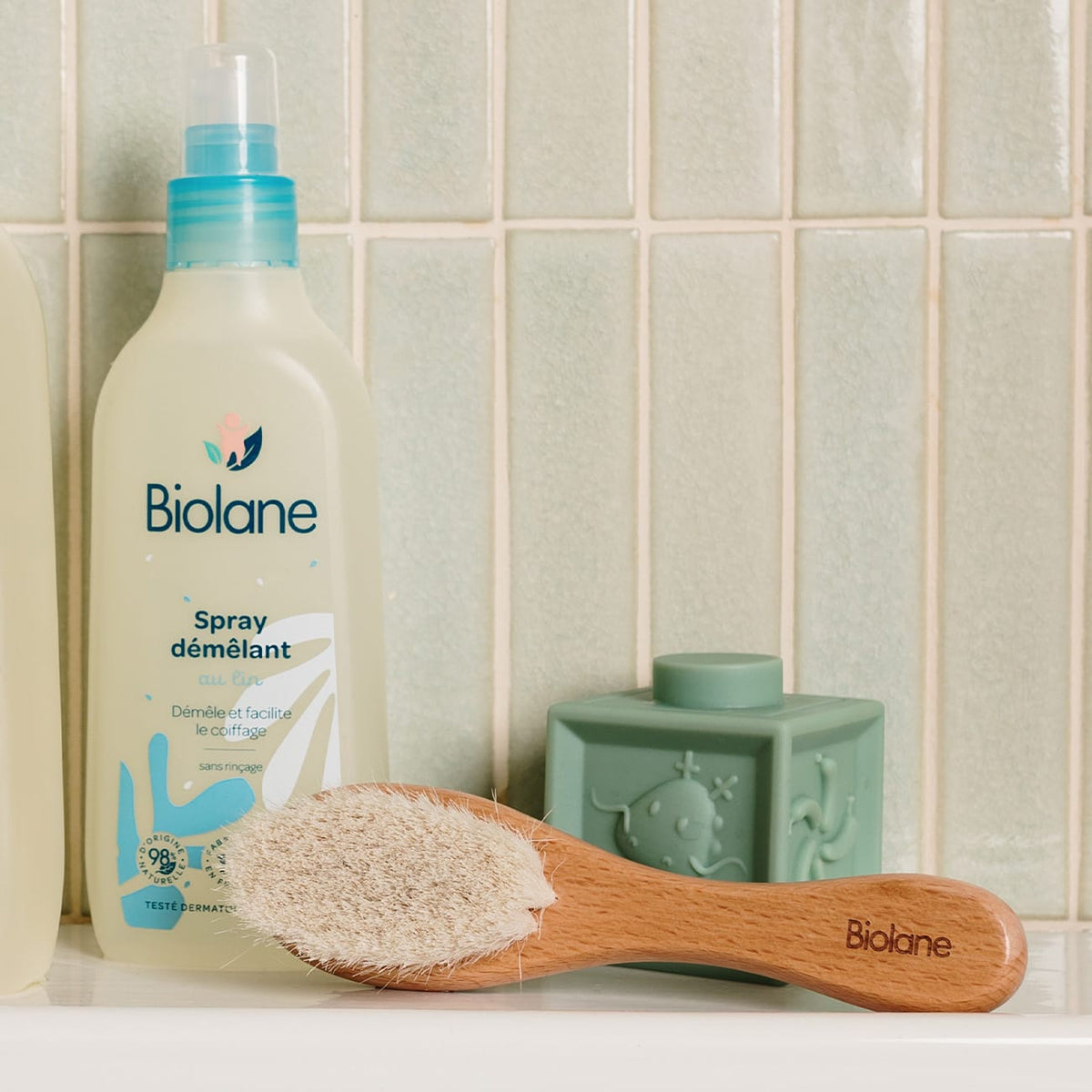 Biolane Bain et toilette Brosse à poils doux
