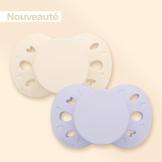 Lot de 2 sucettes anatomiques