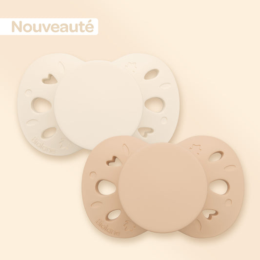 Lot de 2 sucettes anatomiques