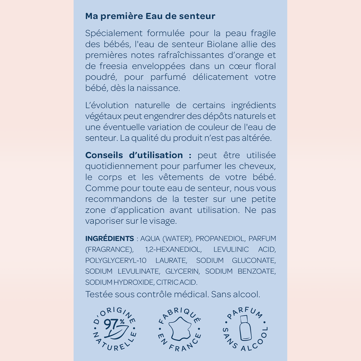 Biolane Eau de senteur