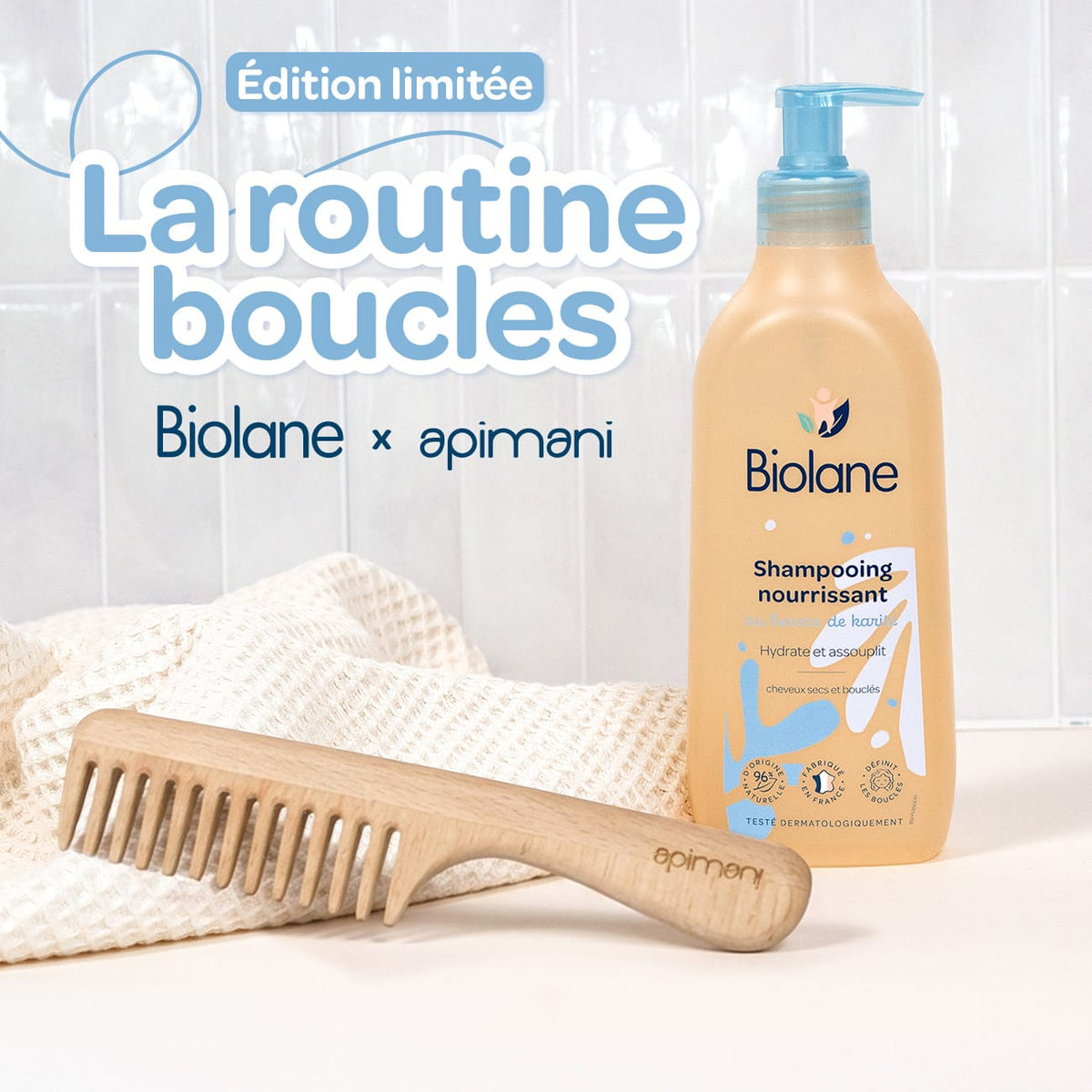 BIOLANE La routine boucles Biolane x Apimani