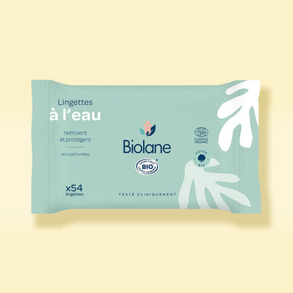 Biolane Lingettes Lingettes à l'eau certifiées biologiques