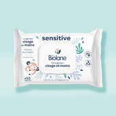 Lingettes visage et mains sensitive