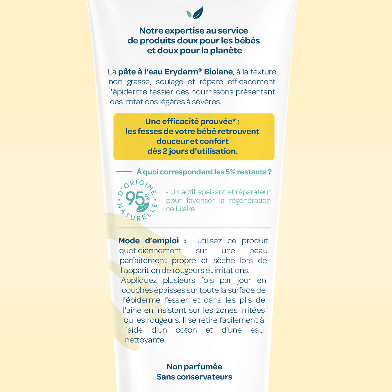 Pâte à l'eau Eryderm