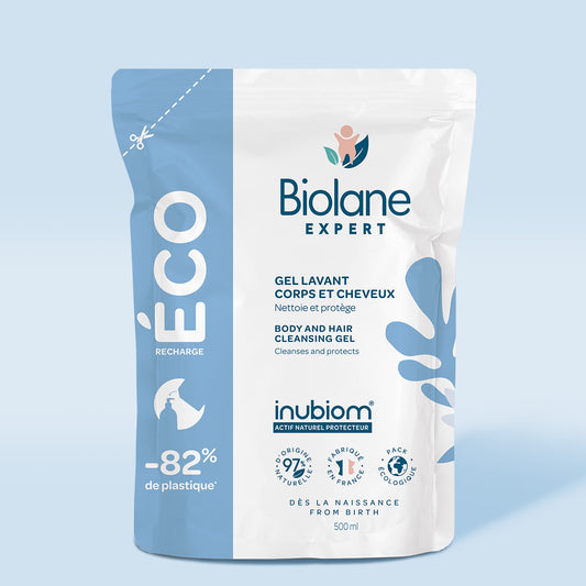 Eco-Recharge gel lavant corps et cheveux Biolane Expert
