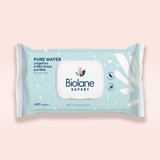 Lingettes Pure Water - Biolane Expert