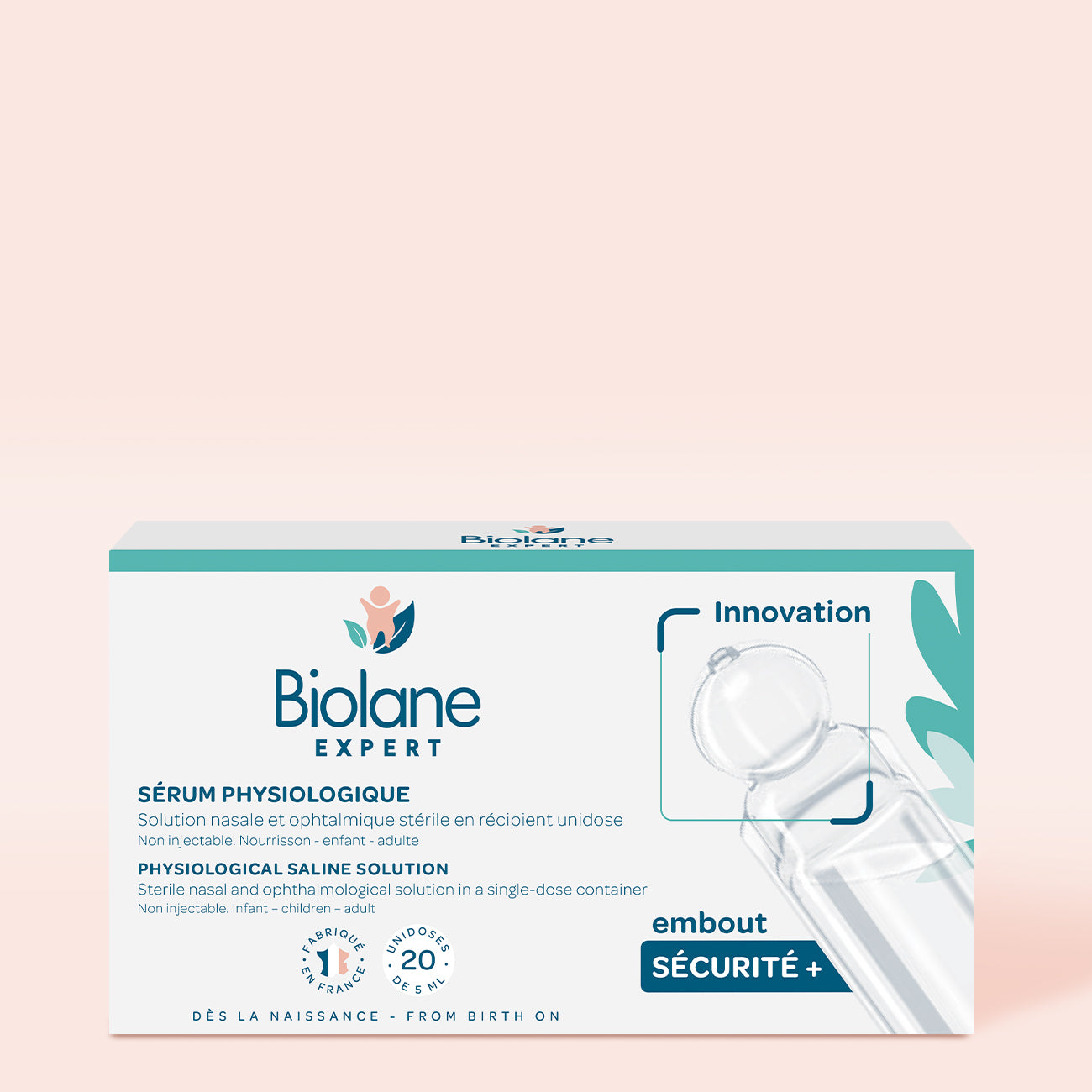 Sérum physiologique unidose 20 x 5 ml - Biolane Expert