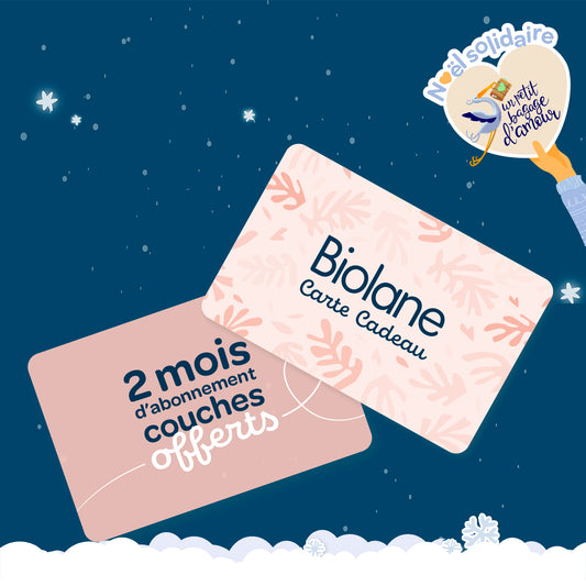 Carte cadeau abonnement couches