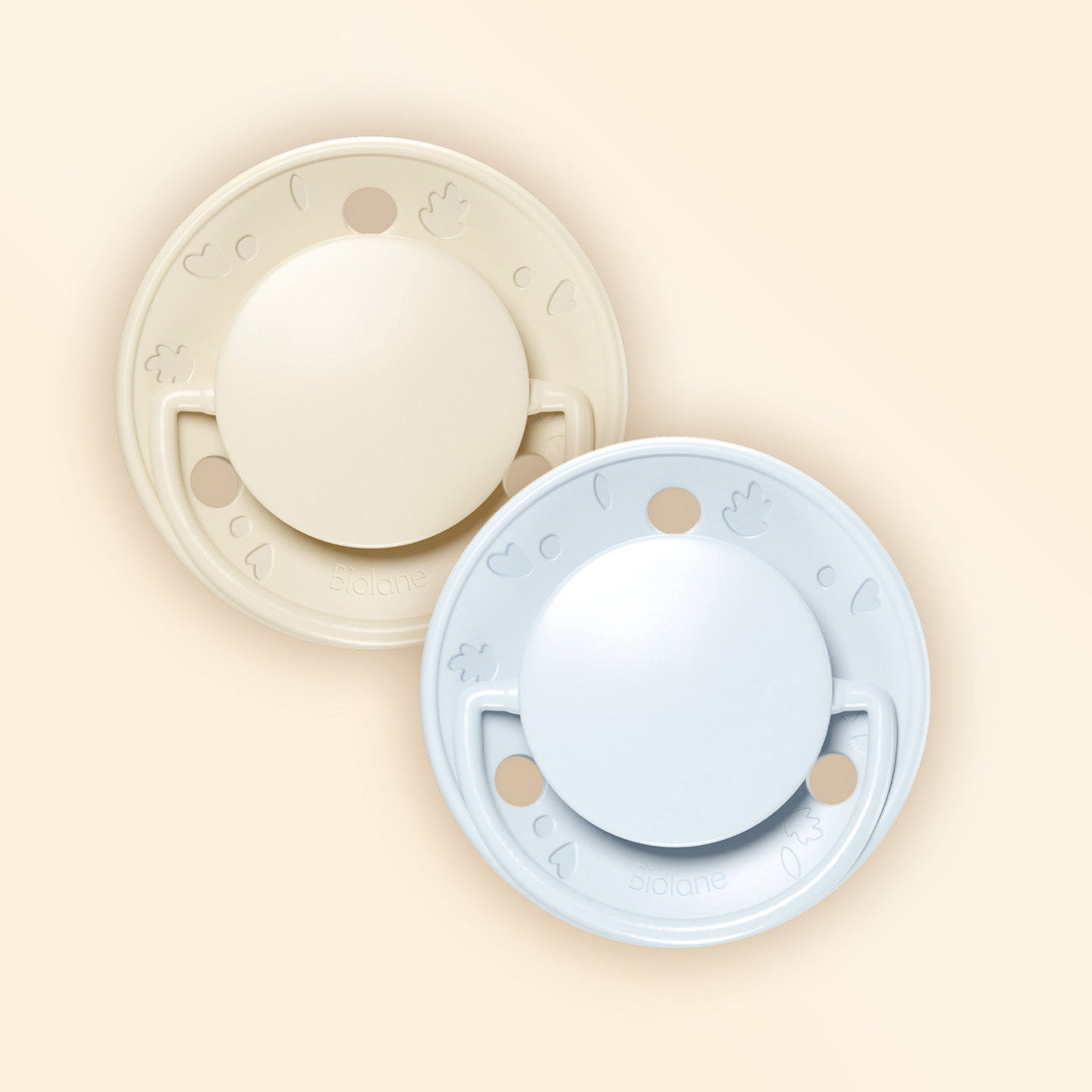 Lot de 2 sucettes rondes