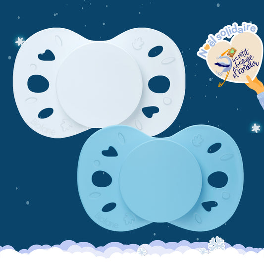 Lot de 2 sucettes anatomiques