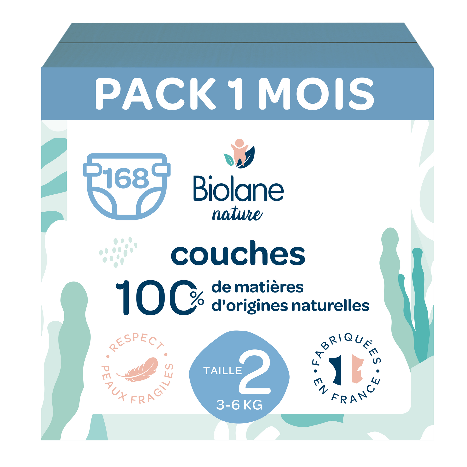 Couches Biolane Nature - Taille 2