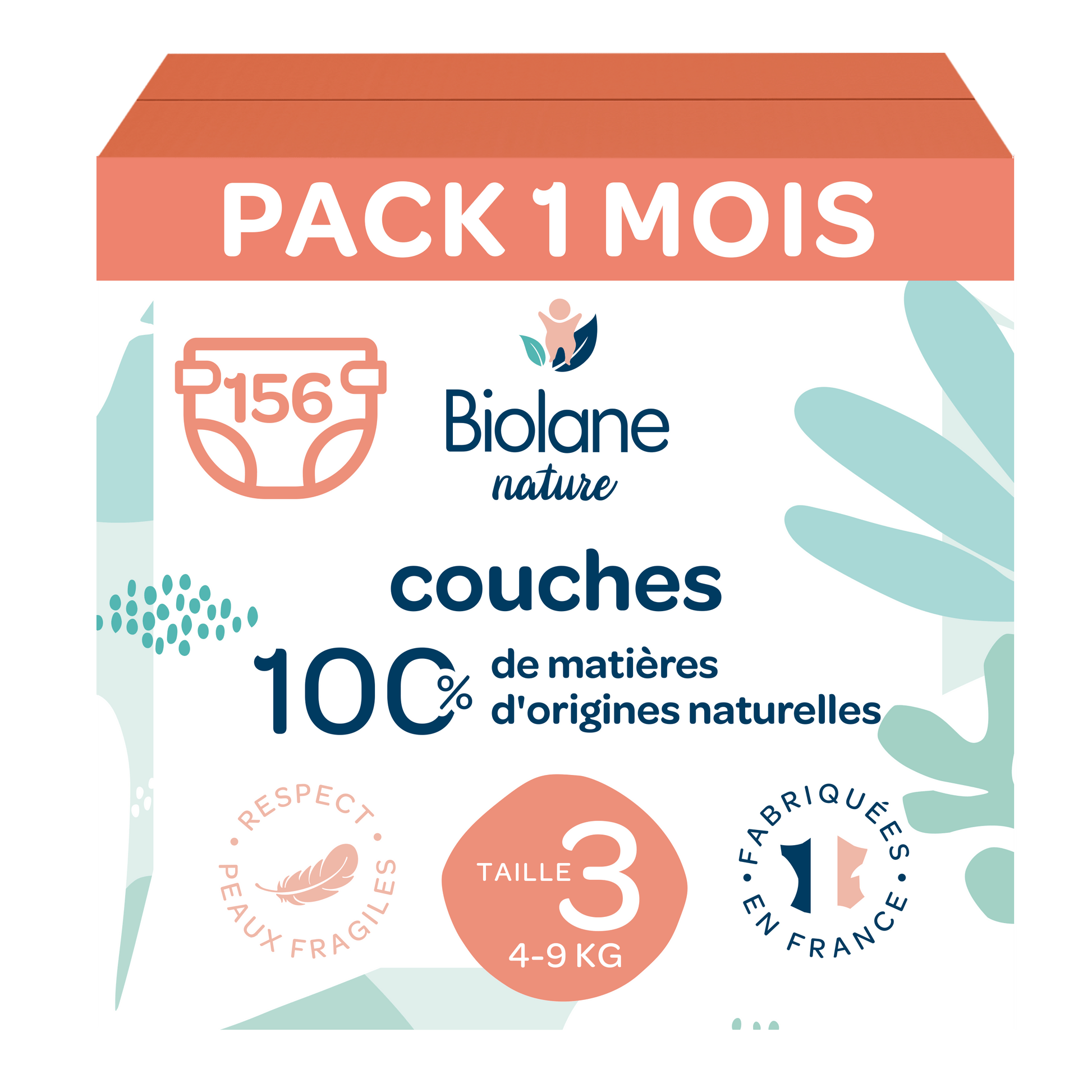 Couches Biolane Nature - Taille 3