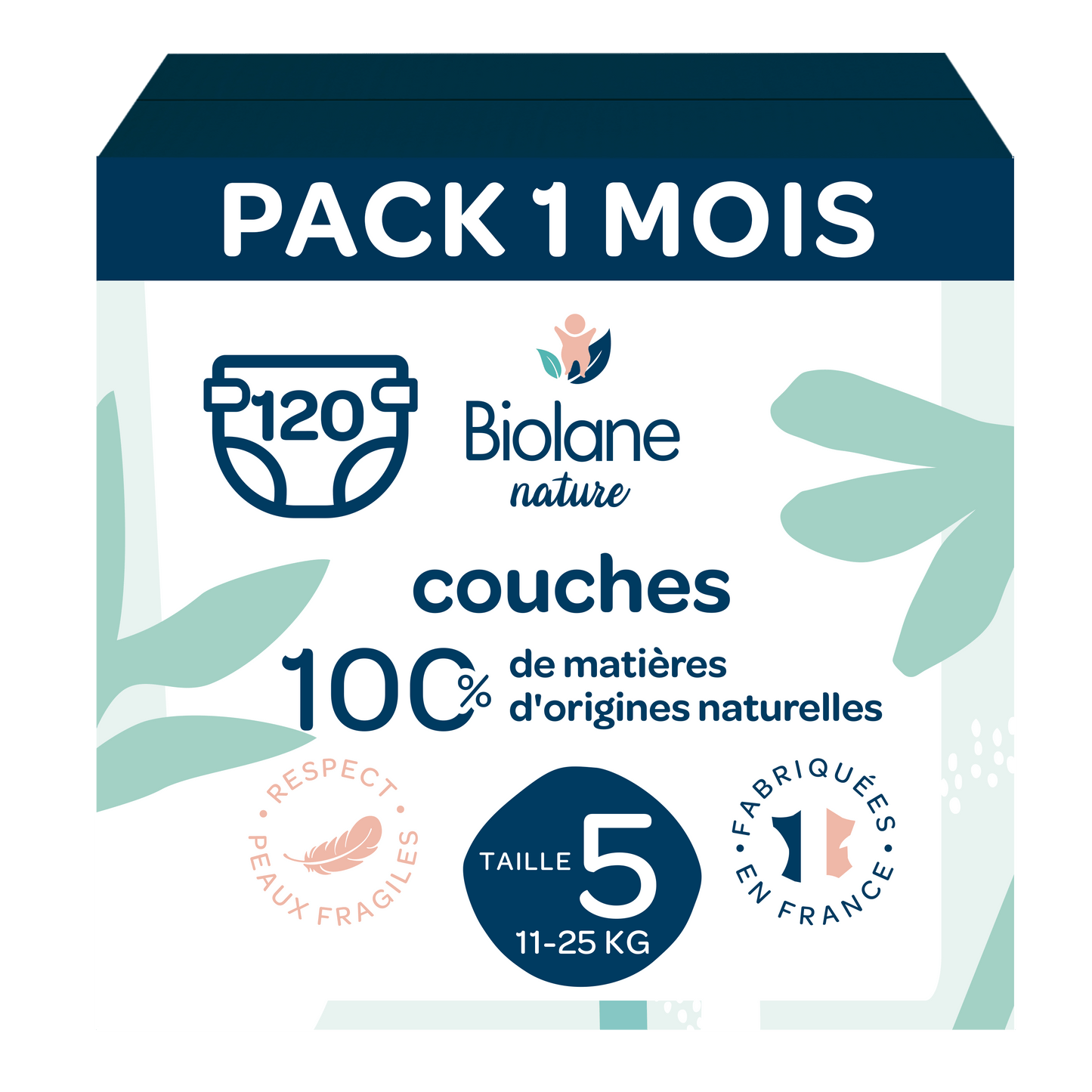 Couches Biolane Nature - Taille 5
