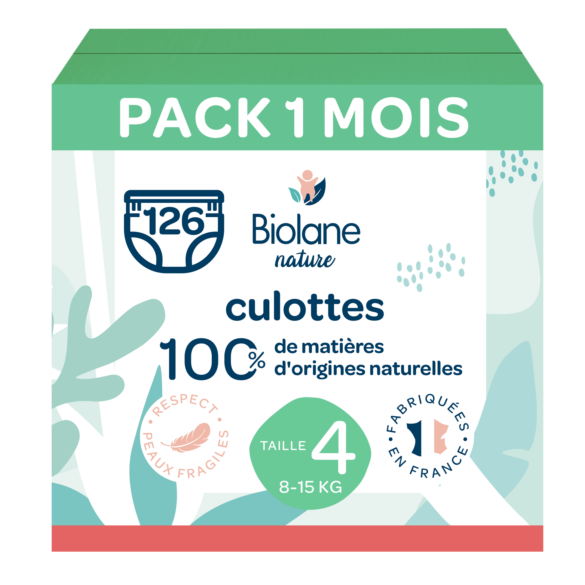 Couches Culottes Biolane Nature - Taille 4
