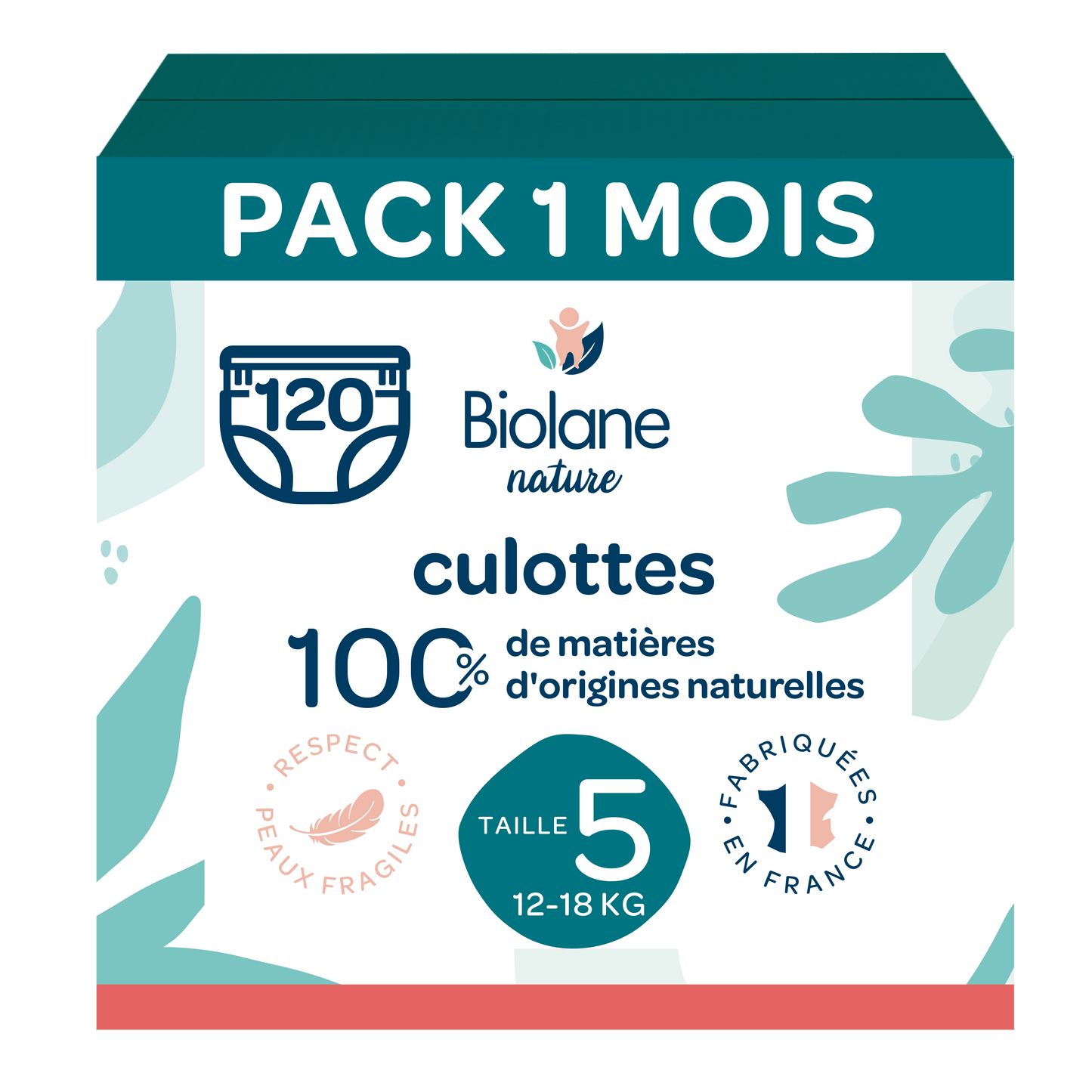 Couches Culottes Biolane Nature - Taille 5