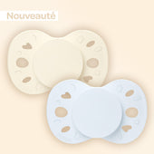 Lot de 2 sucettes anatomiques