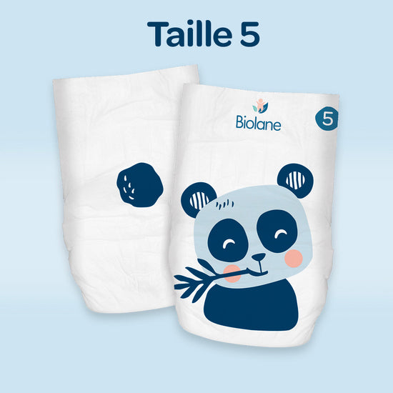BIOLANE - Couches Taille 4 (7 - 18 kg) - Peaux Sensibles - Ultra-Absorbant,  Pas de Fuite, 12h au Sec - Pack 1 mois 132 couches - Ecoresponsables -  Fabriqué en France : : Bébé et Puériculture
