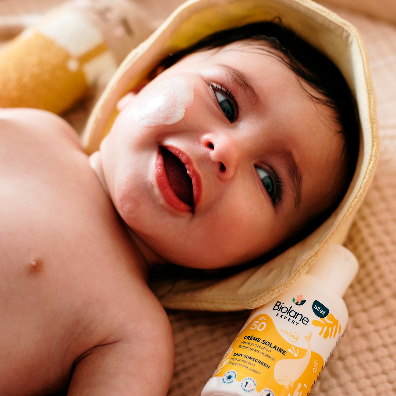 Crème solaire bébé - Protection solaire bébé