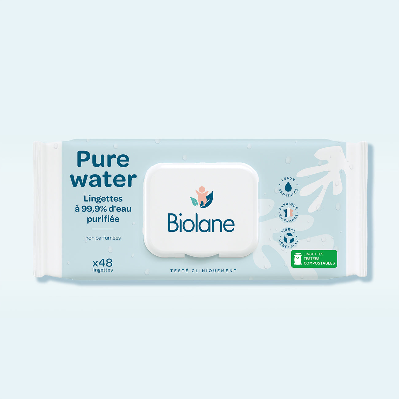 Lingettes Pure Water