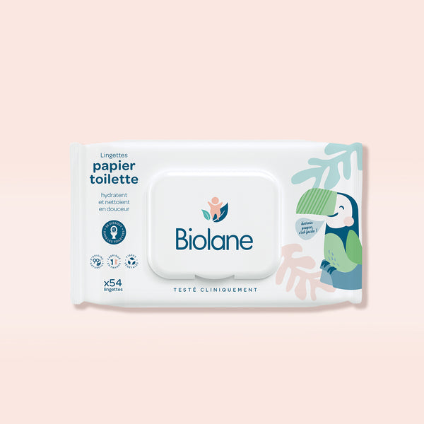 BIOLANE - Pack de 12 Lingettes bébé visage et mains - 768pcs (12x64) -  Nettoie et protège - Toilette - Hyppoallergénique - Peaux Sensibles - 97 %