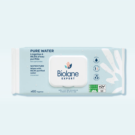 Lingettes Pure Water Biolane Expert